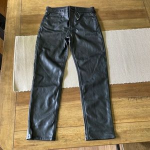 Vegan leather pants